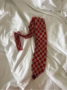 Jos. A. Bank Vintage Red Geometric Tie